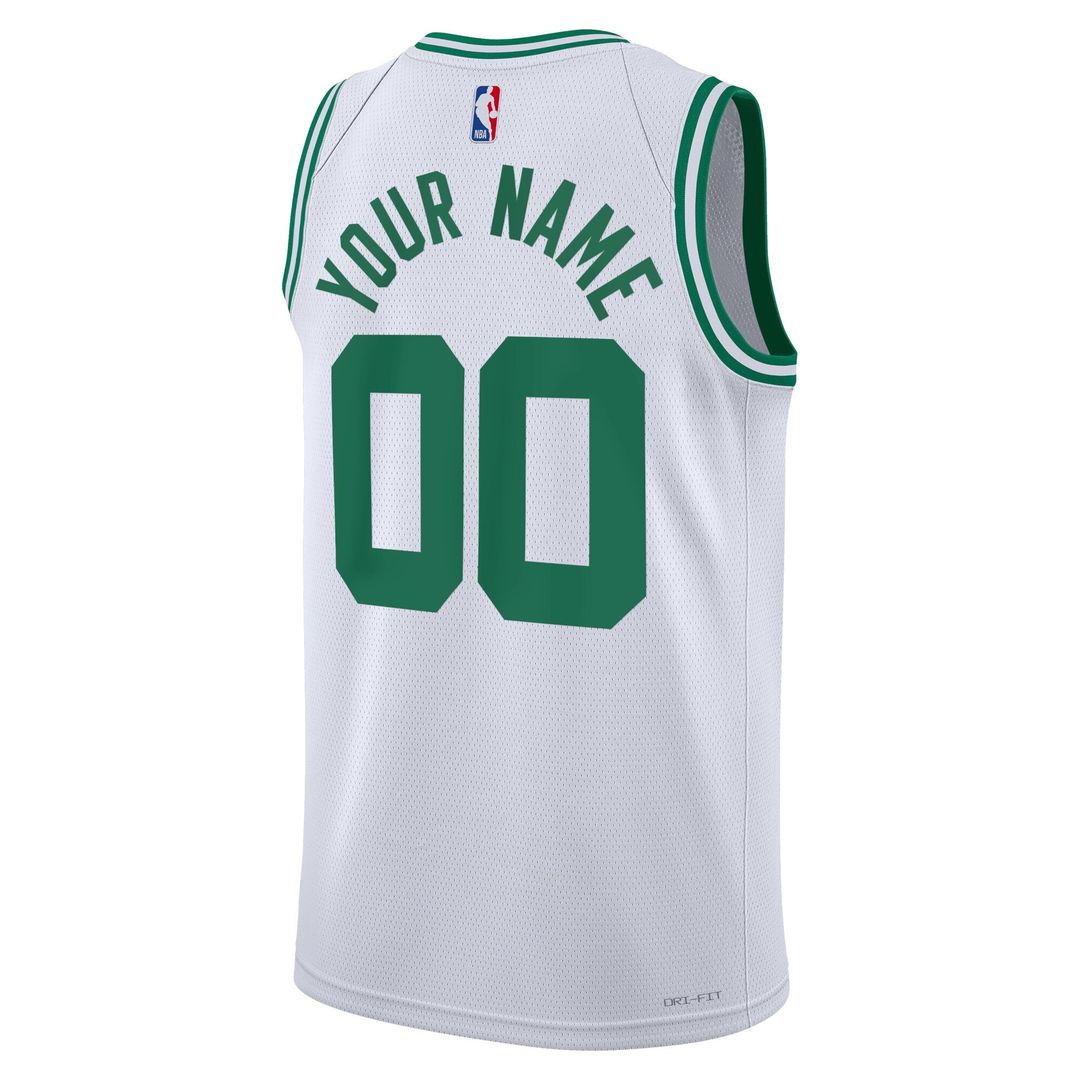 Boston Celtics Nike Unisex Swingman Custom Jersey White product image 3