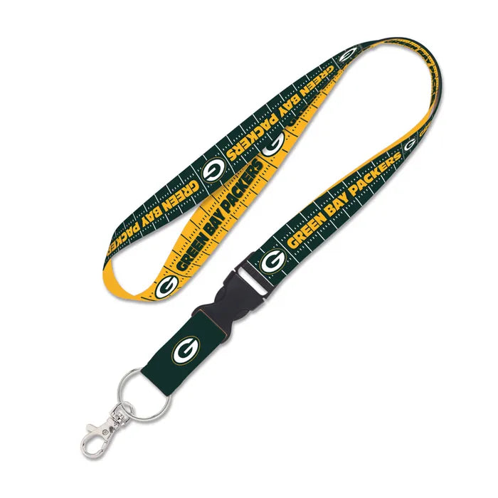 Green Bay Packers 1" Lanyard Kickoff Collection with Detachable Buckle By Wincraft product image 1, provided for visual