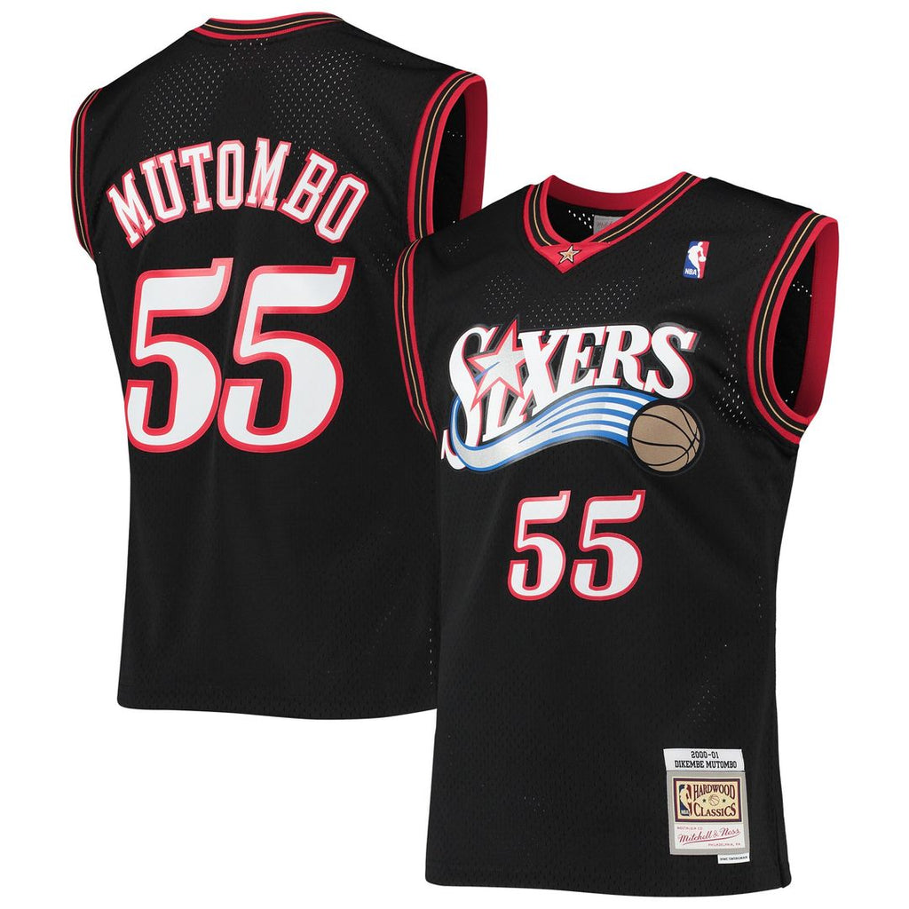 Philadelphia 76ers Dikembe Mutombo Mitchell & Ness Hardwood product image 1