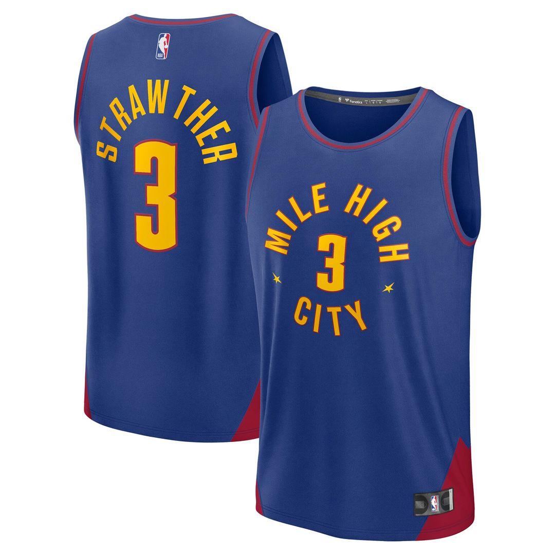 Denver Nuggets Julian Strawther Fanatics Fast Break Replica product image 1