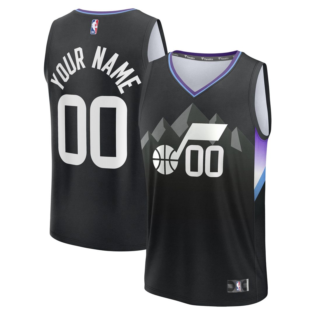 Utah Jazz Fanatics Youth Fast Break Replica Custom Jersey product image 7