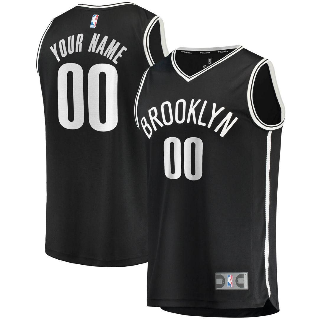 Brooklyn Nets Fanatics Fast Break Custom Replica Jersey product image 1