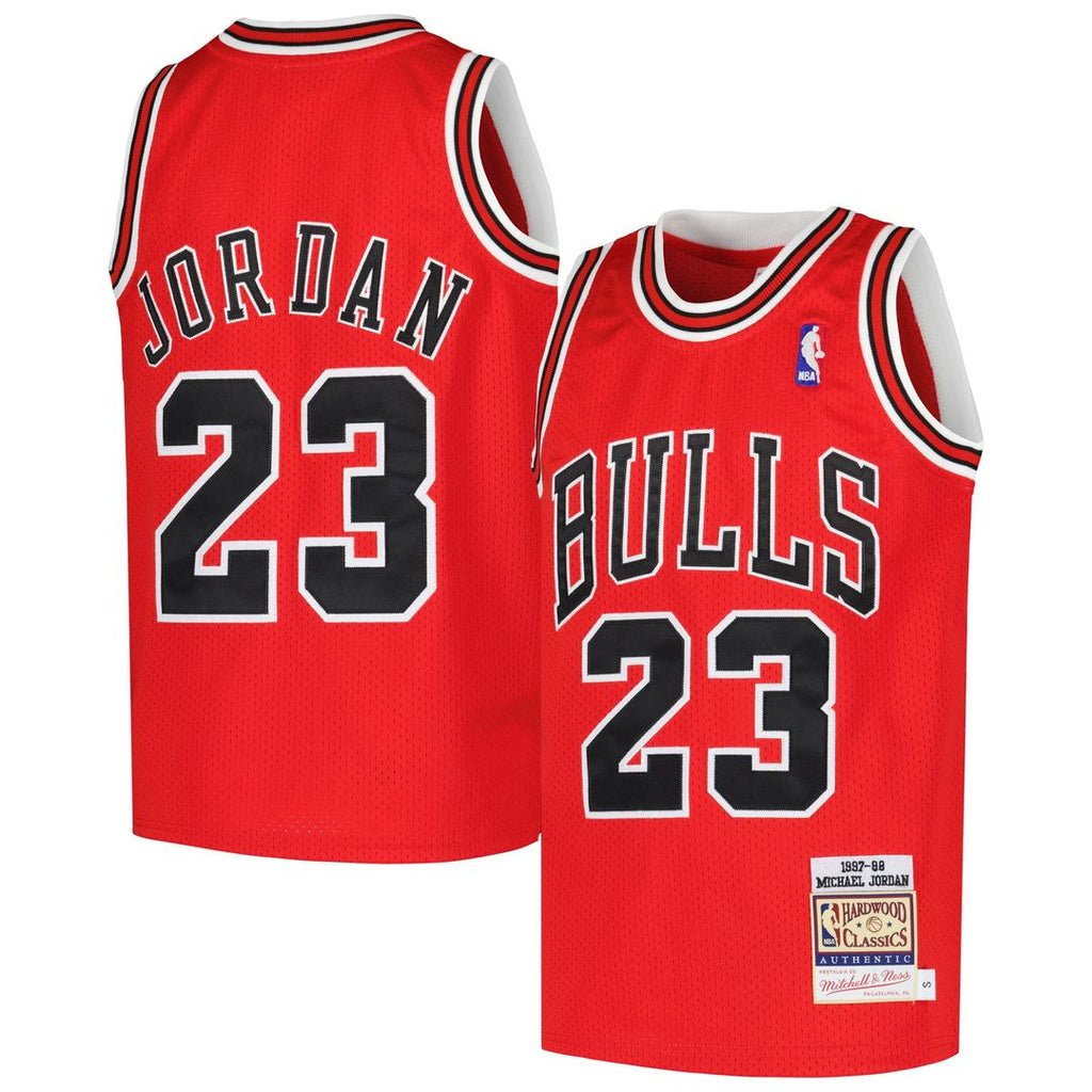 Chicago Bulls Michael Jordan Mitchell & Ness Youth Hardwood product image 1