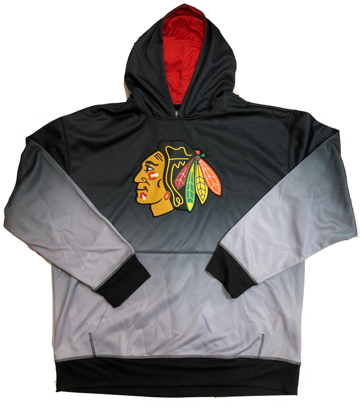 Chicago Blackhawks Scout Black Sublimated Polyester Black Hoody Old Time Hockey for Men product image 1, provided for visual