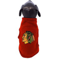 All Star Dogs Chicago Blackhawks Sleeveless Fleece Pet Vest product image 1, provided for visual reference and product