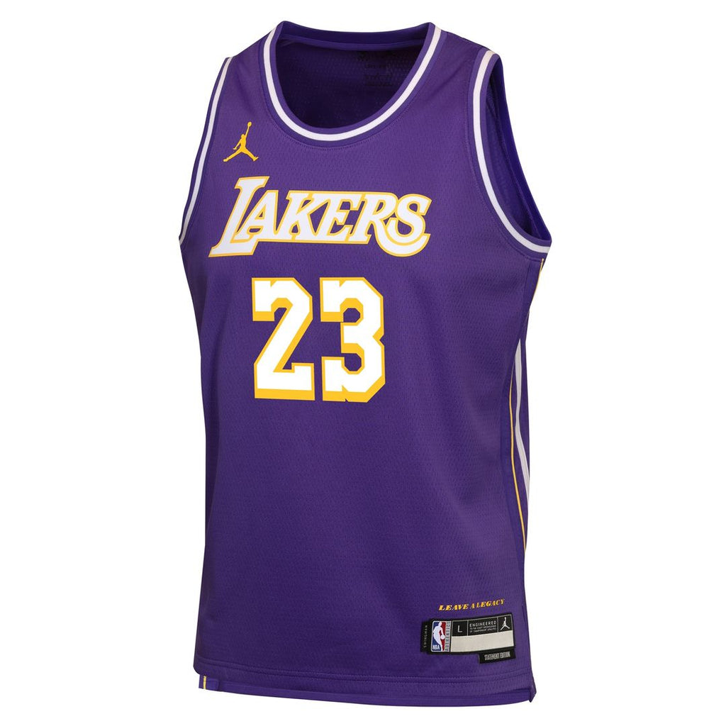 Los Angeles Lakers LeBron James Jordan Brand Youth Swingman product image 2