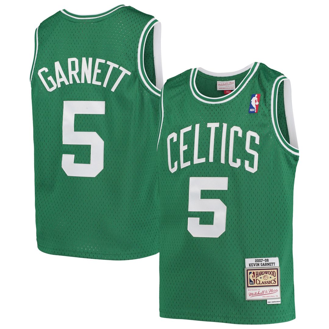 Boston Celtics Kevin Garnett Mitchell & Ness Youth 2007/08 product image 1
