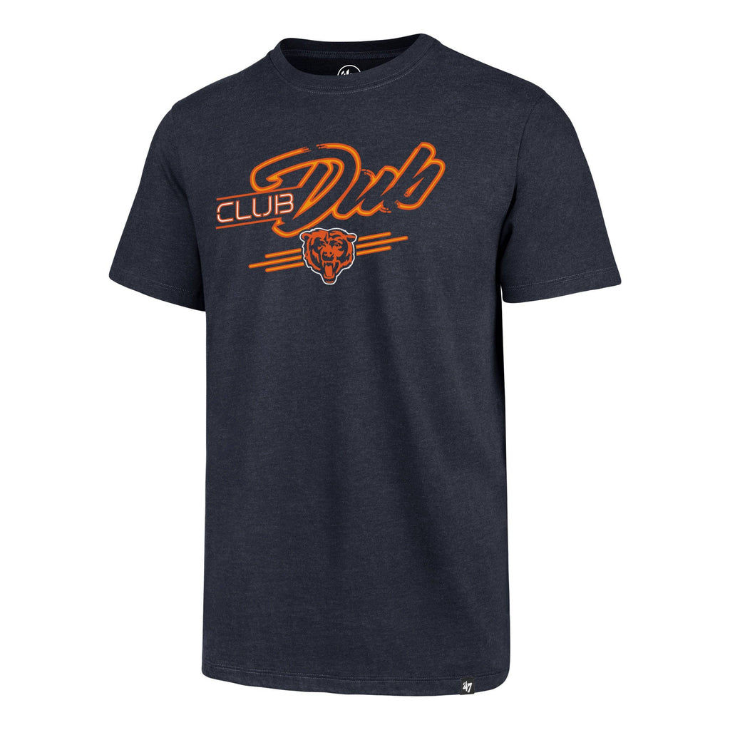 Chicago Bears NFL "Club Dub" Navy Regional Club T-Shirt By ’47 Brand for Men product image 1, provided for visual reference