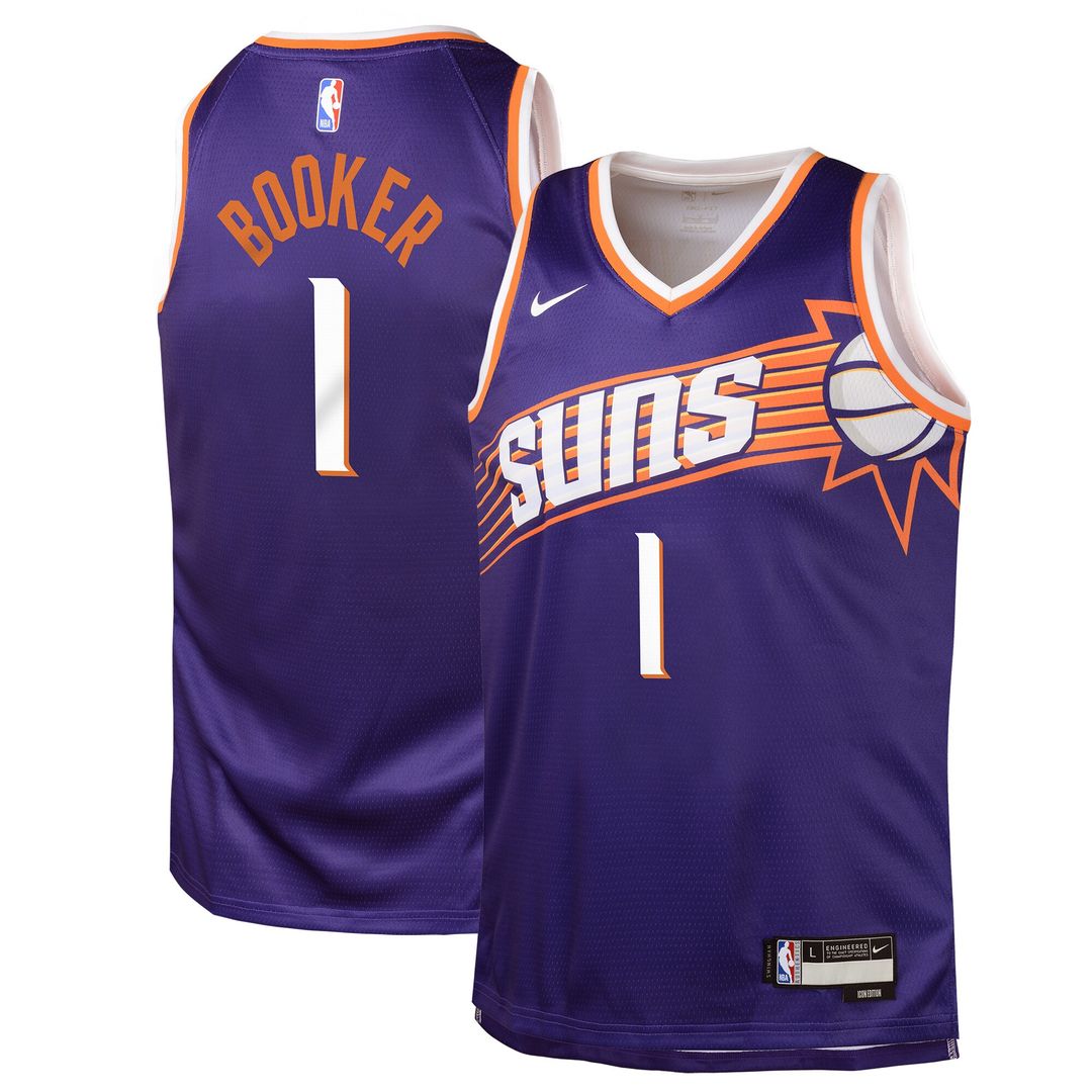 Phoenix Suns Devin Booker Nike Youth Swingman Jersey - Icon product image 1