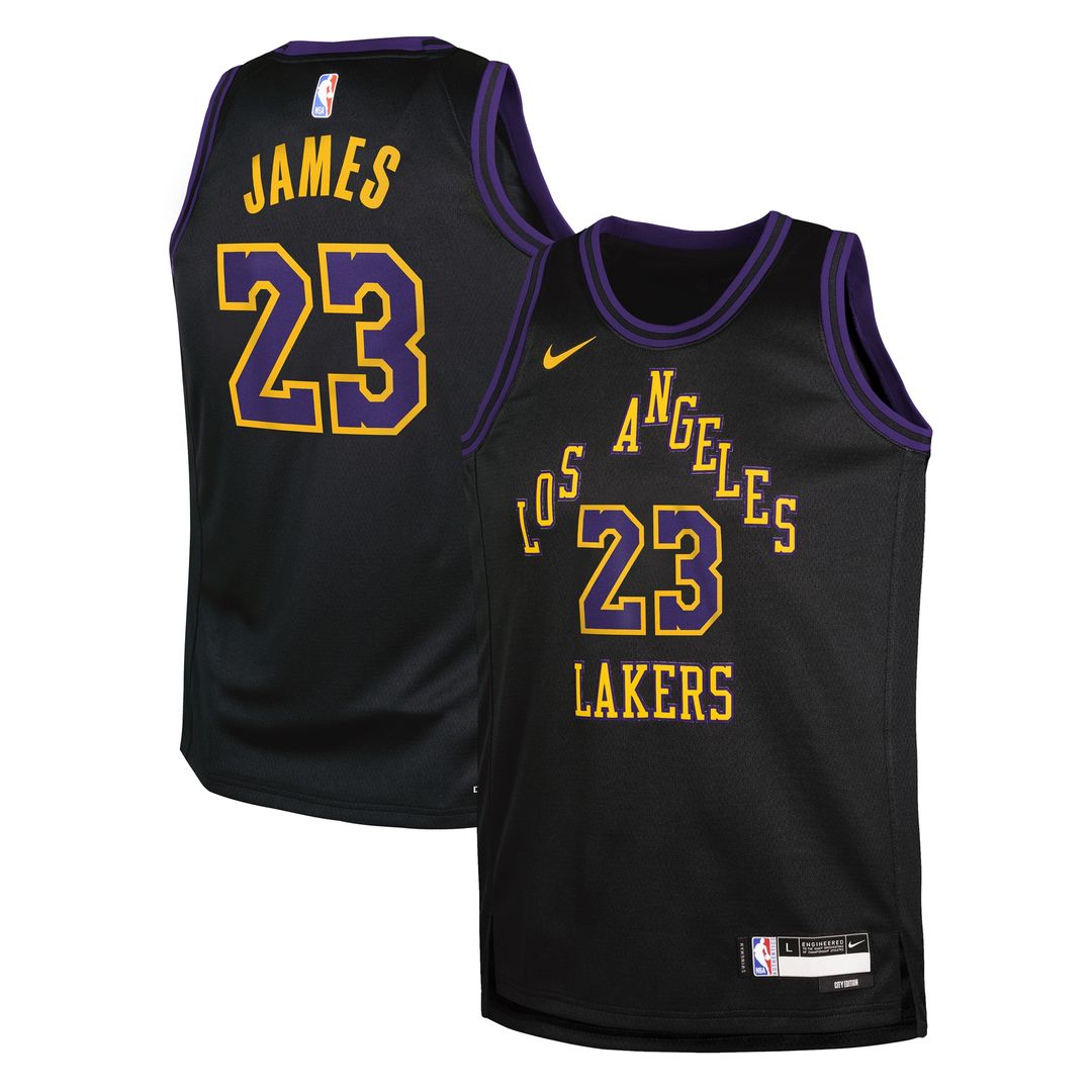 Los Angeles Lakers LeBron James Nike Youth 2025/26 City product image 1