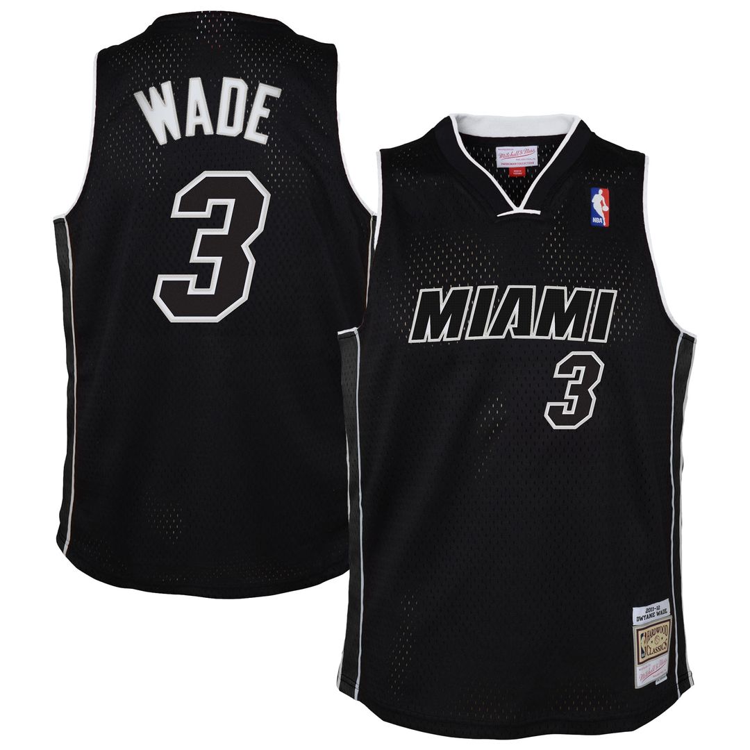 Miami Heat Dwyane Wade Mitchell & Ness Youth 2011/12 product image 1