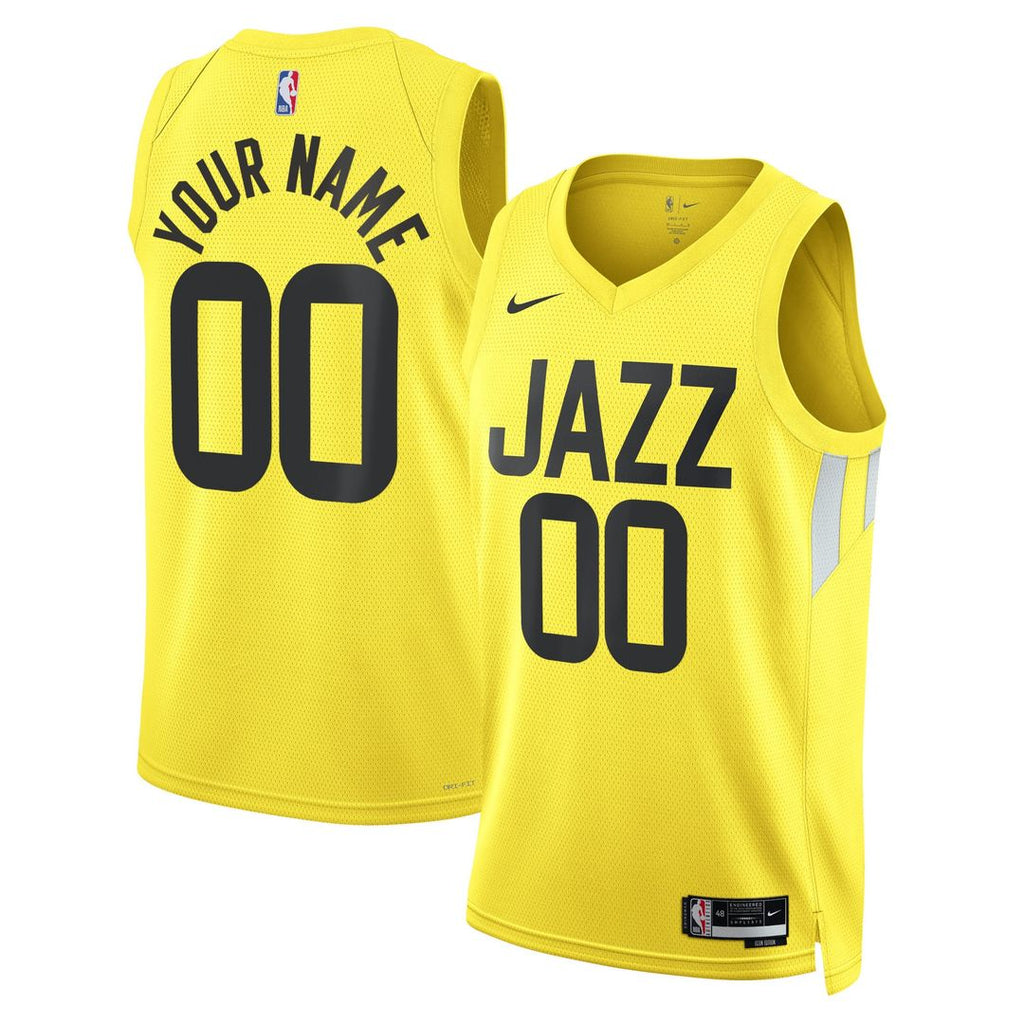 Utah Jazz Nike Unisex Swingman Custom Jersey Gold - Icon product image 4