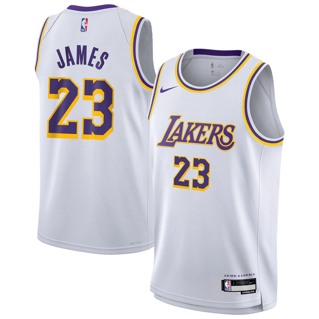 Los Angeles Lakers LeBron James Nike Youth Swingman Jersey product image 1