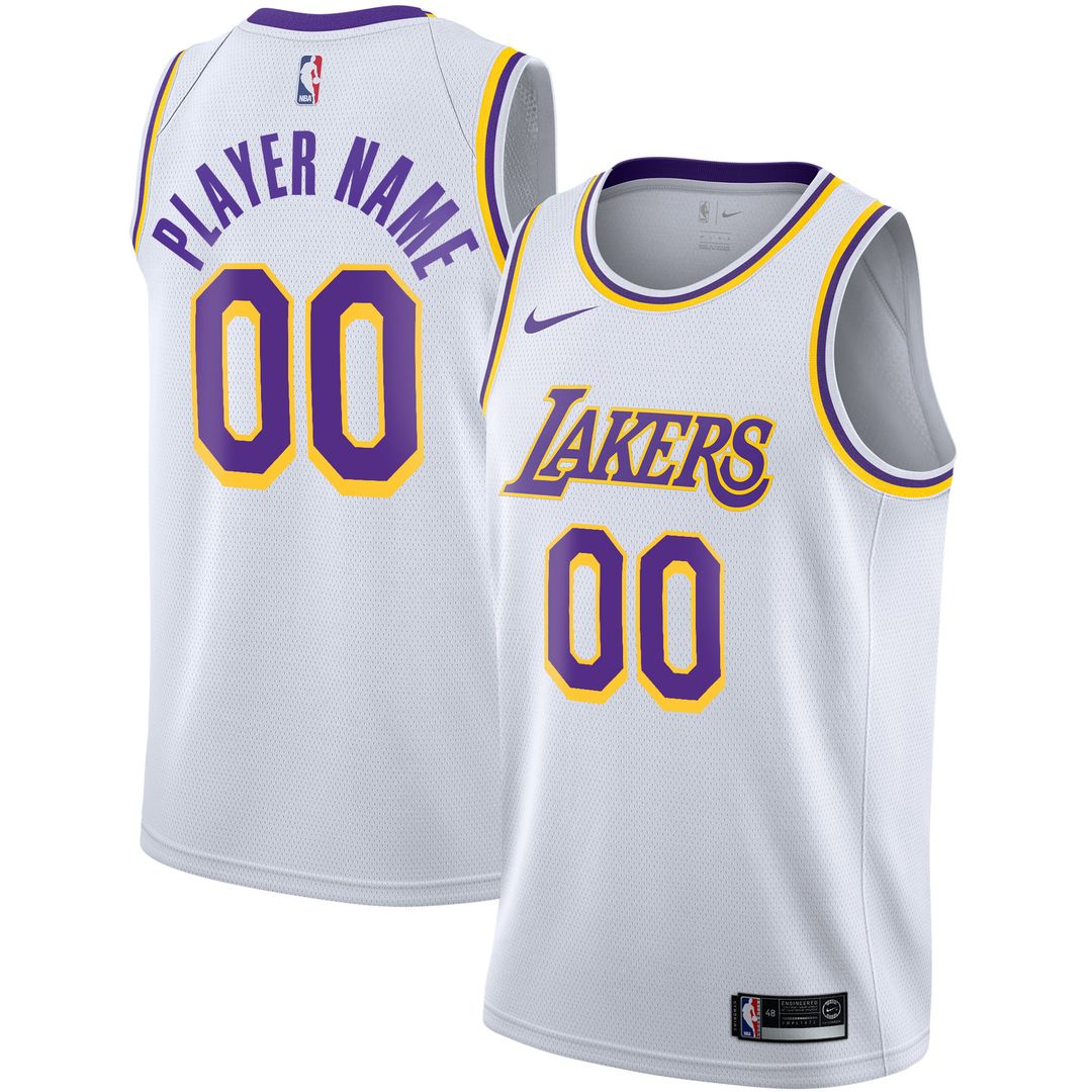 Los Angeles Lakers Nike 2020/21 Swingman Custom Jersey product image 4