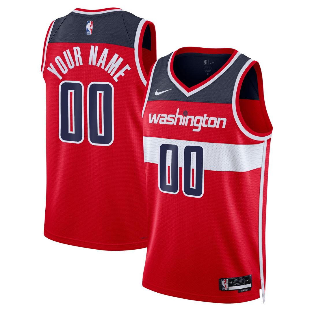 Washington Wizards Nike Unisex Swingman Custom Jersey White product image 7