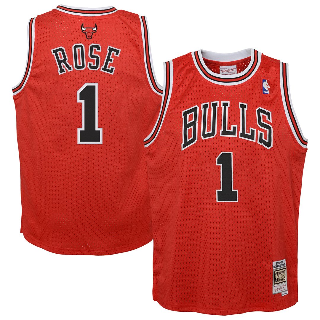 Chicago Bulls Derrick Rose Mitchell & Ness Youth 2008/09 product image 4