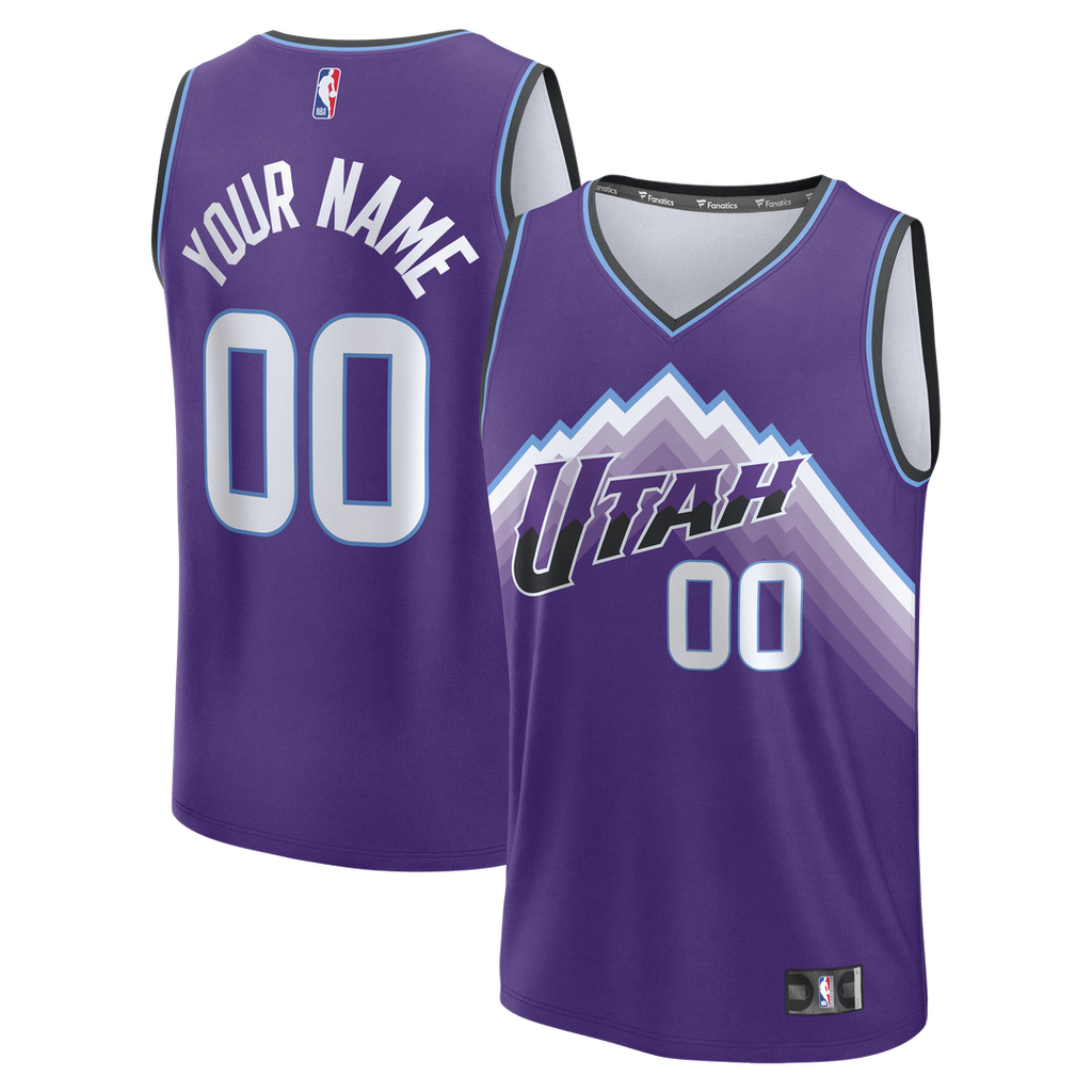 Utah Jazz Fanatics Fast Break Custom Jersey - Statement product image 10
