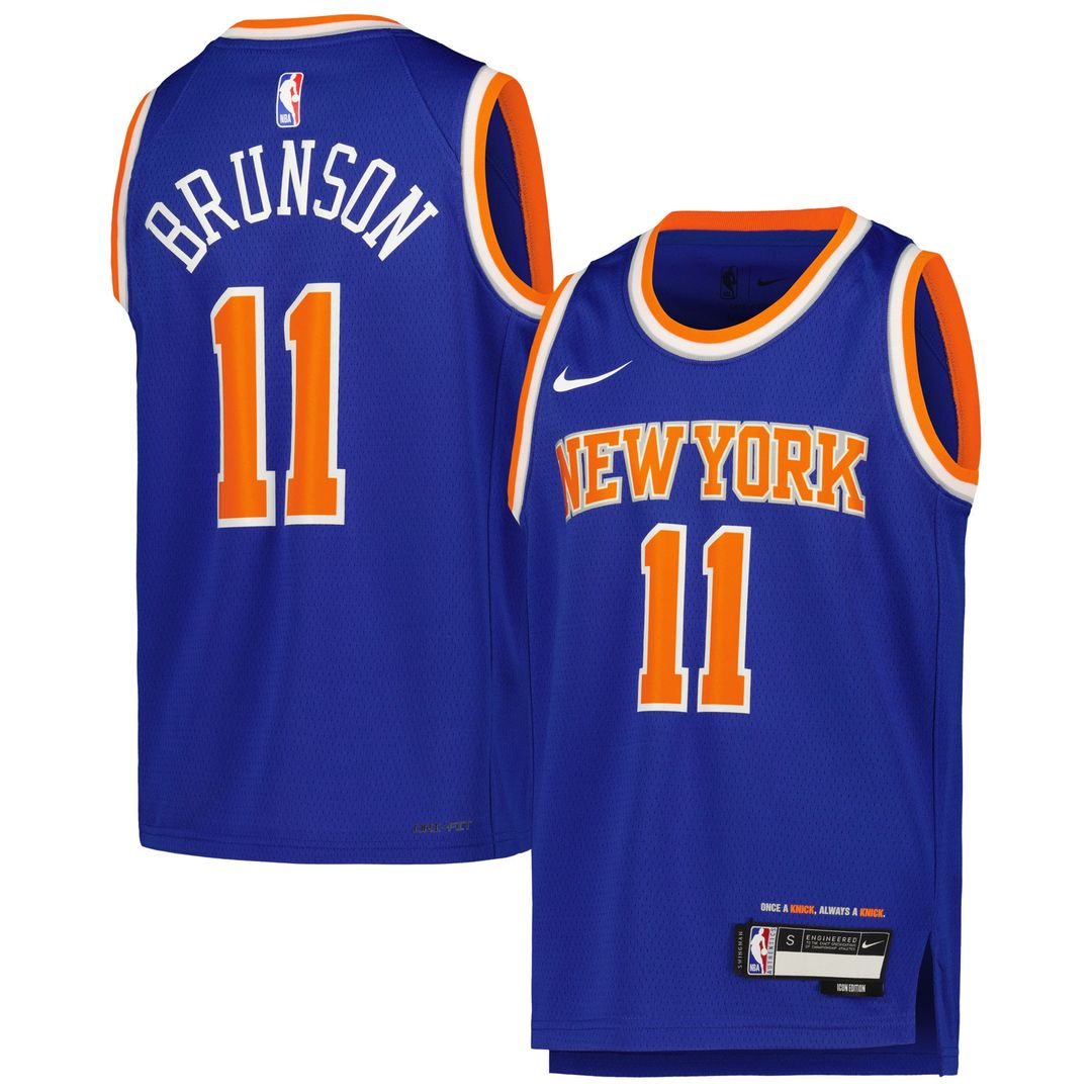 New York Knicks Jalen Brunson Nike Youth Swingman Jersey product image 1