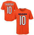 Youth Chicago Bears Mitchell Trubisky Nike Orange Player Game Team Name & Number T-Shirt product image 1, provided for