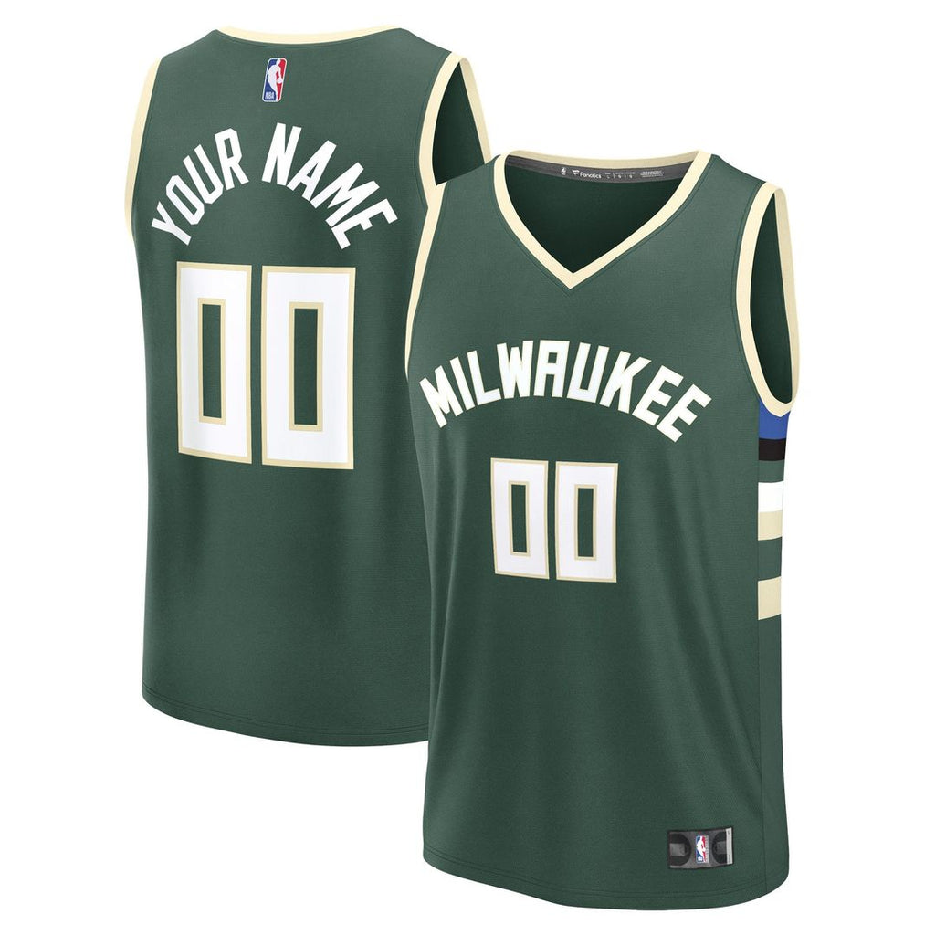 Milwaukee Bucks Fanatics Youth Fast Break Custom Replica product image 4