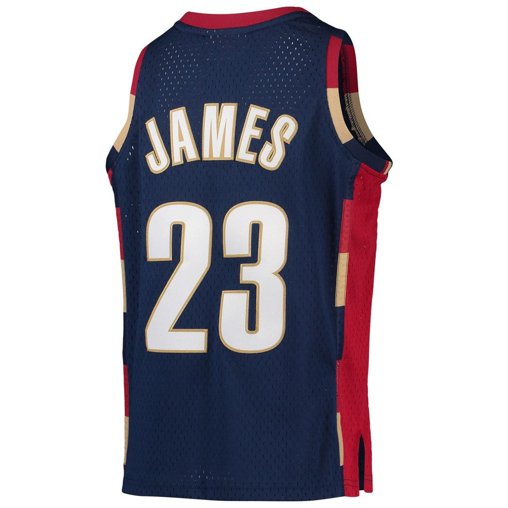 Cleveland Cavaliers LeBron James Mitchell & Ness Youth 2008 product image 6