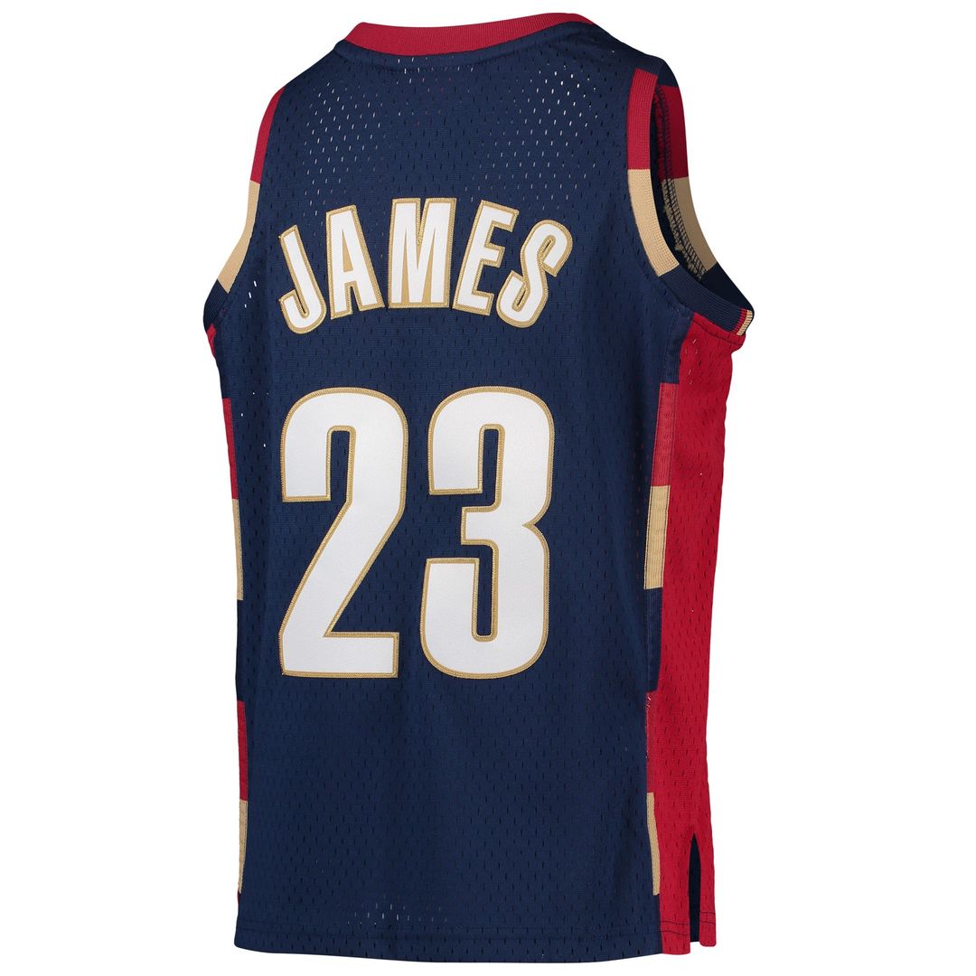 Cleveland Cavaliers LeBron James Mitchell & Ness Youth 2008 product image 6