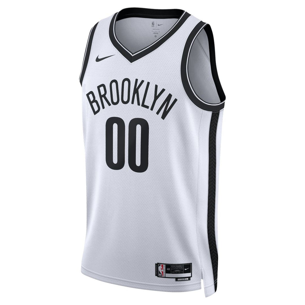 Brooklyn Nets Nike Unisex Swingman Custom Jersey White product image 2