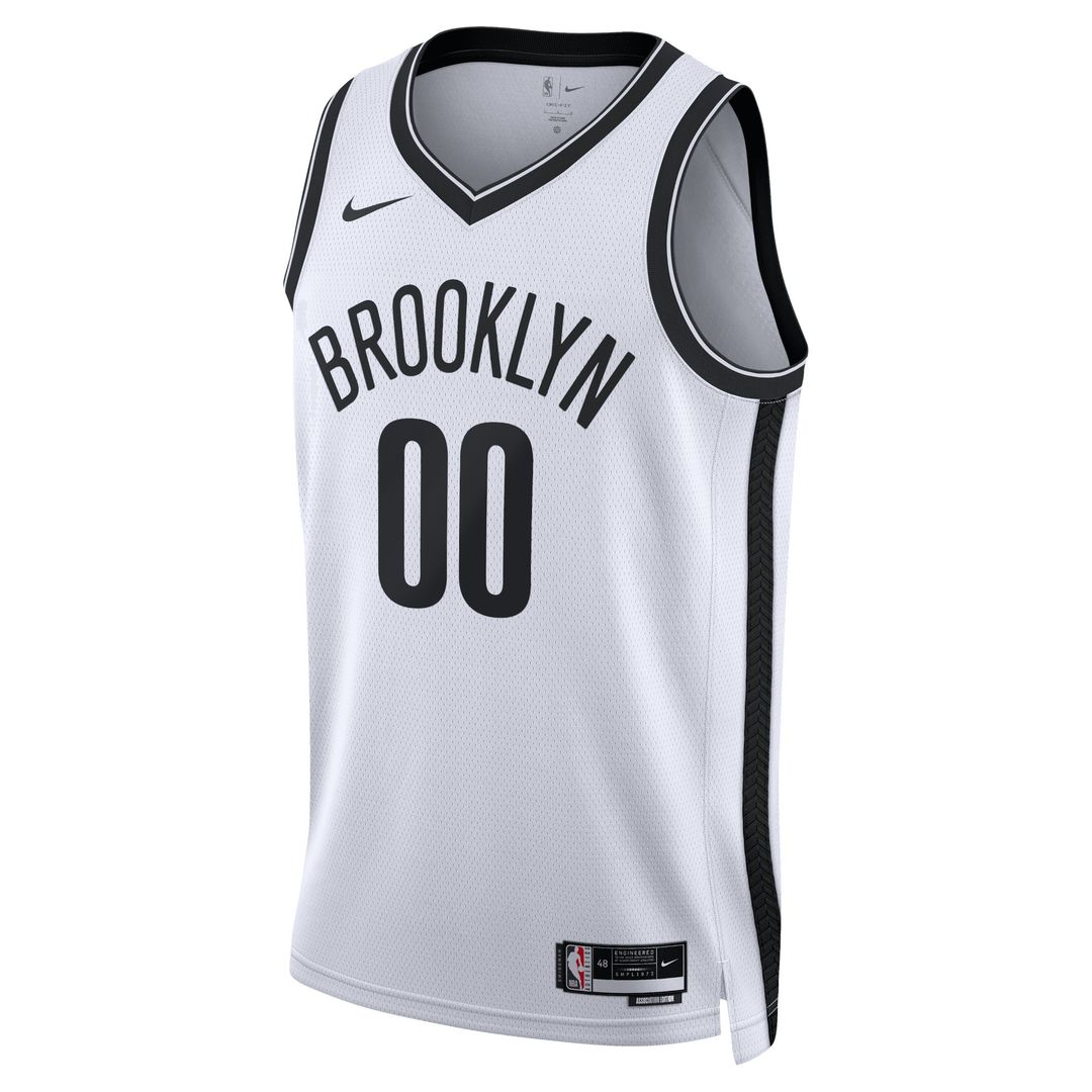Brooklyn Nets Nike Unisex Swingman Custom Jersey White product image 2