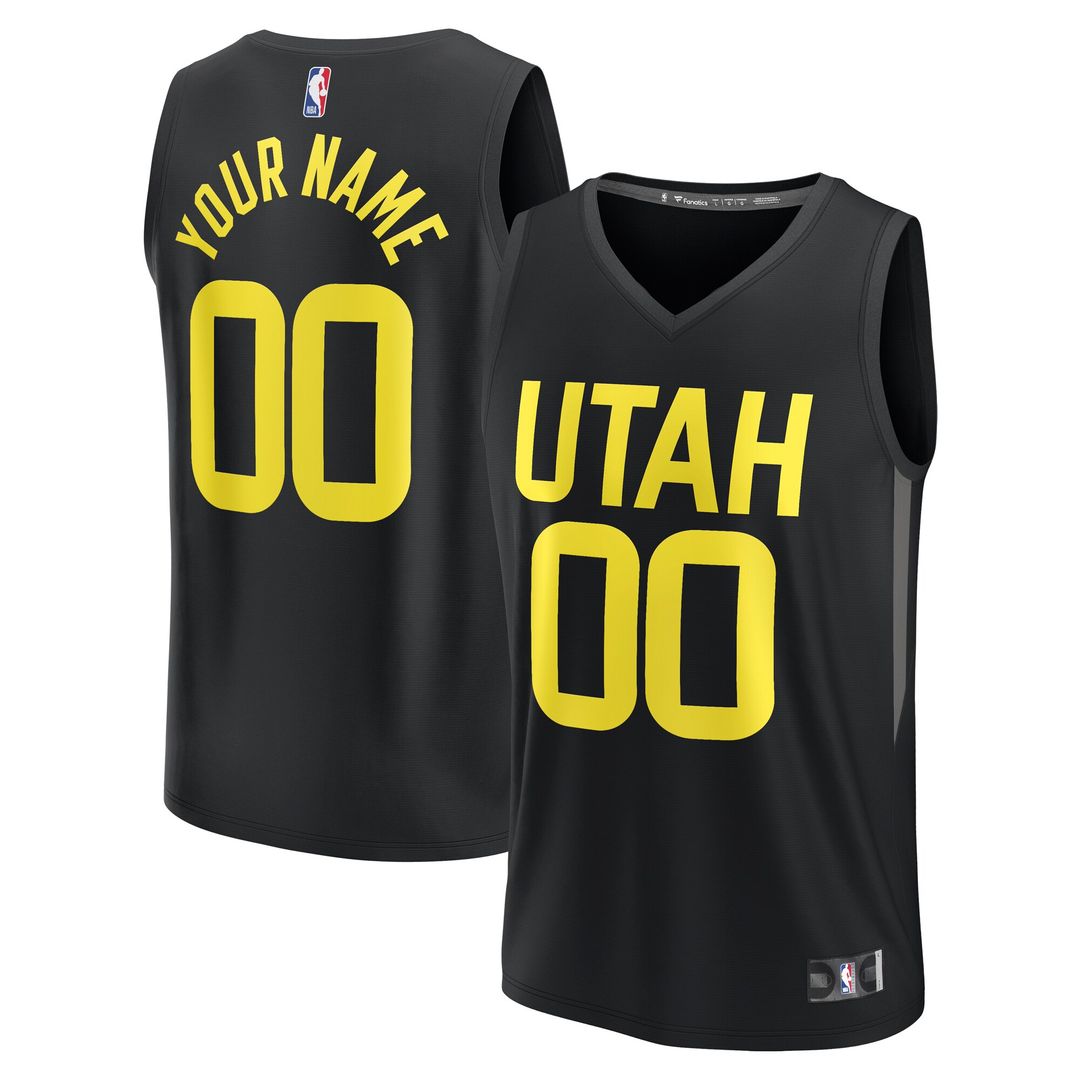 Utah Jazz Fanatics Youth Fast Break Replica Custom Jersey product image 1