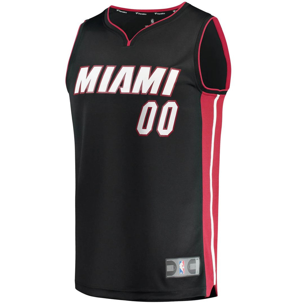 Miami Heat Fanatics Fast Break Custom Replica Jersey Black product image 2