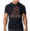 Men’s Chicago Bears “Big B” Logo Scrum T-Shirt By ’47 Brand product image 1, provided for visual reference and product
