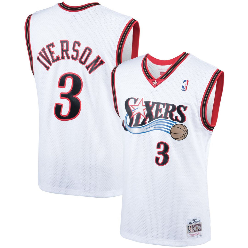 Philadelphia 76ers Allen Iverson Mitchell & Ness Hardwood product image 1