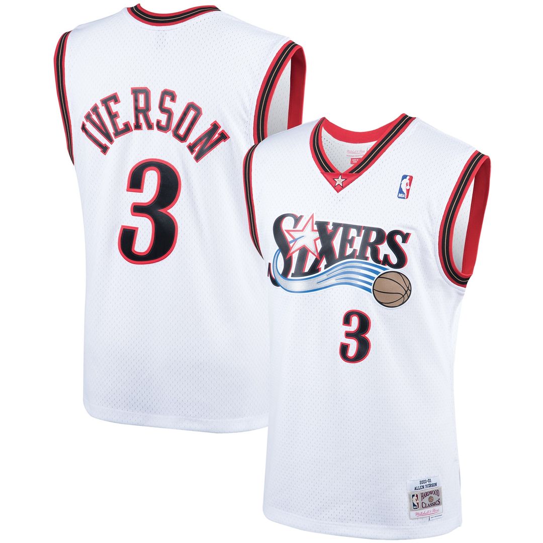 Philadelphia 76ers Allen Iverson Mitchell & Ness Hardwood product image 1