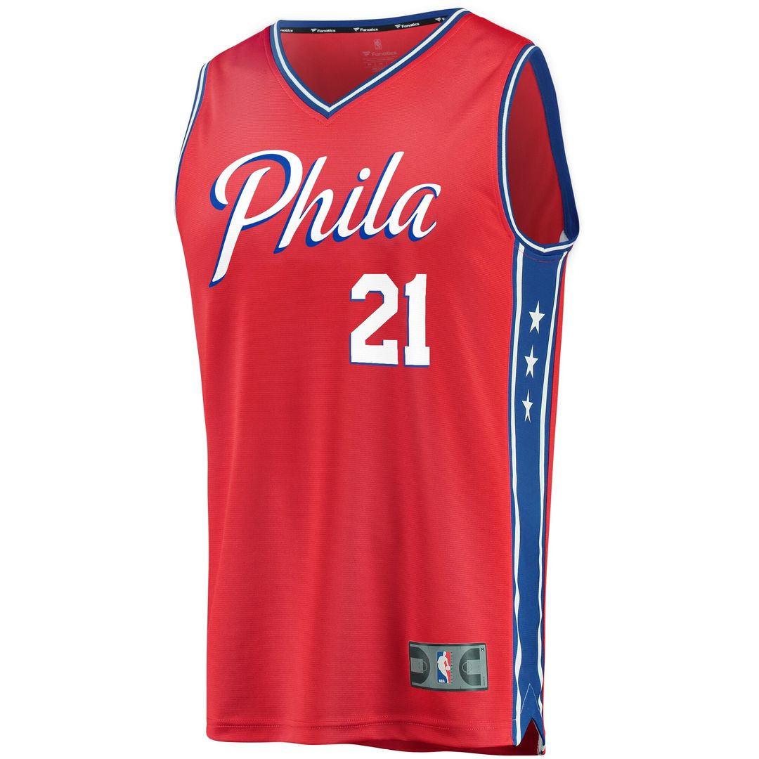 Philadelphia 76ers Joel Embiid Fanatics Youth 2019/20 Fast product image 2