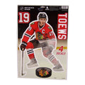 Jonathan Toews NHL Chicago Blackhawks Multi-Use Decal, 11" x 17" product image 1, provided for visual reference and product