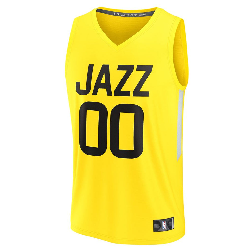 Utah Jazz Fanatics Fast Break Replica Custom Jersey - Icon product image 2