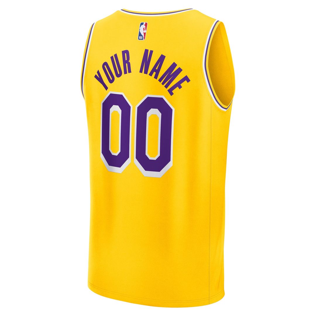 Los Angeles Lakers Fanatics Fast Break Custom Replica product image 9