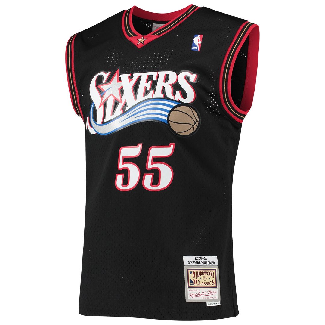 Philadelphia 76ers Dikembe Mutombo Mitchell & Ness Hardwood product image 2