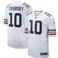 Chicago Bears Mitchell Trubisky Nike White Alternate Classic Game Jersey for Men product image 1, provided for visual