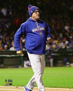 Joe Maddon Chicago Cubs 2016 World Series Photo (Size: 8" x 10") product image 1, provided for visual reference and product