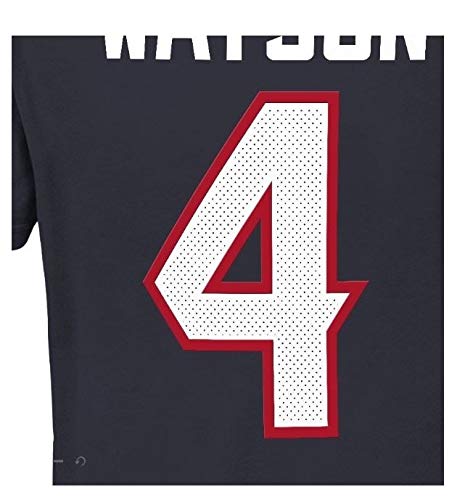 Youth Houston Texans Deshaun Watson Nike Navy Player Game Team Name & Number T-Shirt product image 4, provided for visual