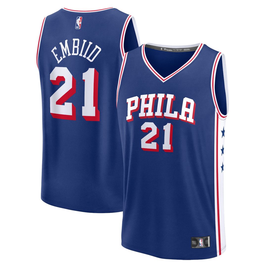 Philadelphia 76ers Joel Embiid Fanatics Fast Break Replica product image 7