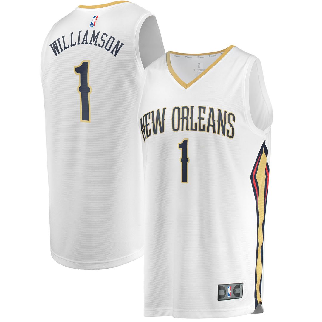 New Orleans Pelicans Zion Williamson Fanatics Replica Fast product image 7