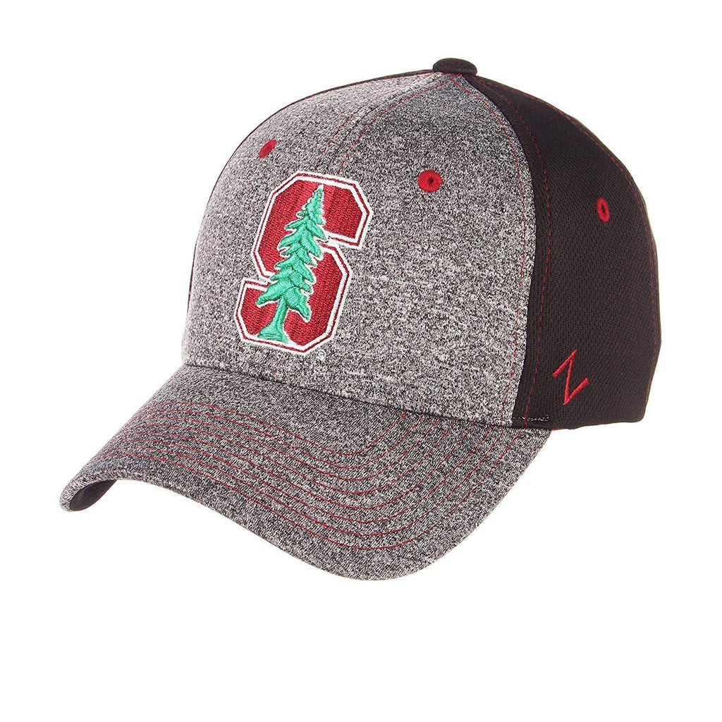 Stanford Cardinal Zephyr Graphite Two Tone Stretch Fit Hat product image 1, provided for visual reference and product detail