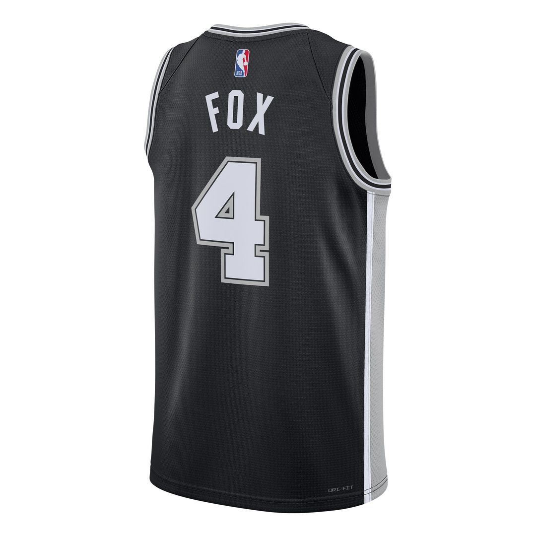 San Antonio Spurs De'Aaron Fox Nike Unisex Swingman Player product image 3