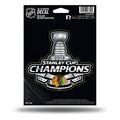NHL Chicago Blackhawks 2013 Stanley Cup Champions Die Cut Decal product image 1, provided for visual reference and product