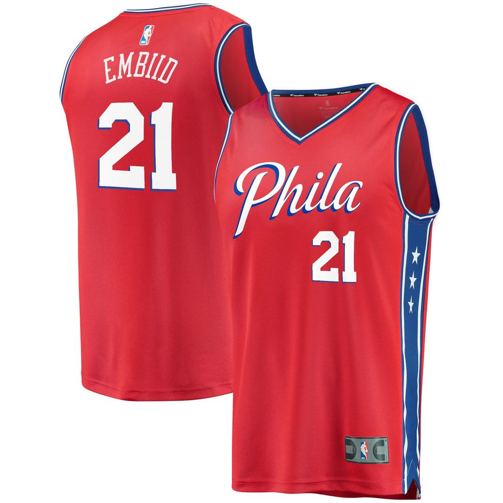 Philadelphia 76ers Joel Embiid Fanatics Youth 2019/20 Fast product image 1
