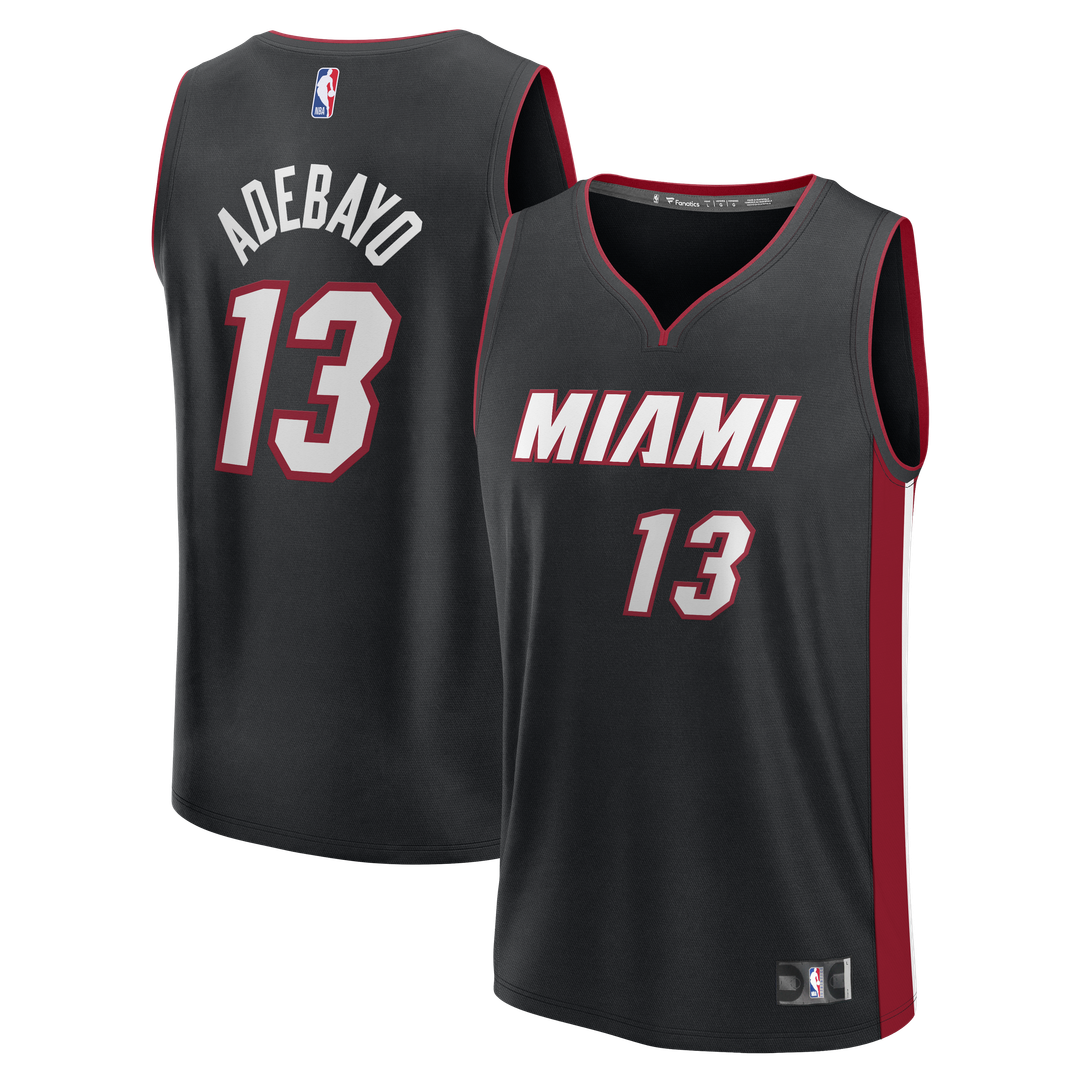 Miami Heat Bam Adebayo Fanatics Fast Break Replica Jersey product image 1