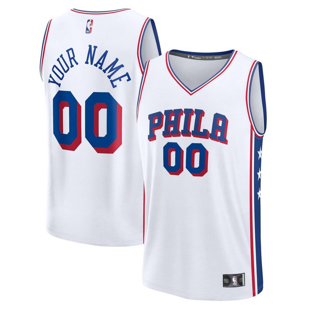 Philadelphia 76ers Fanatics Youth Fast Break Custom Replica product image 7