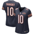 Chicago Bears Mitchell Trubisky Nike Navy 100th Season Game Jersey for Women product image 1, provided for visual reference